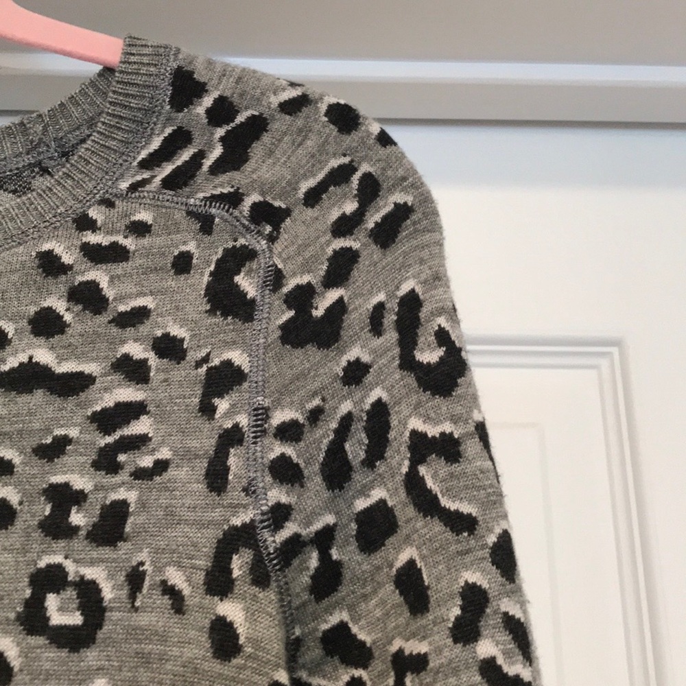 Ann Taylor LOFT Leopard Sweater Dress - Picture 3 of 5